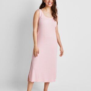 #967 State of Day Women S Ribbed Modal Blend Tank Nightgown